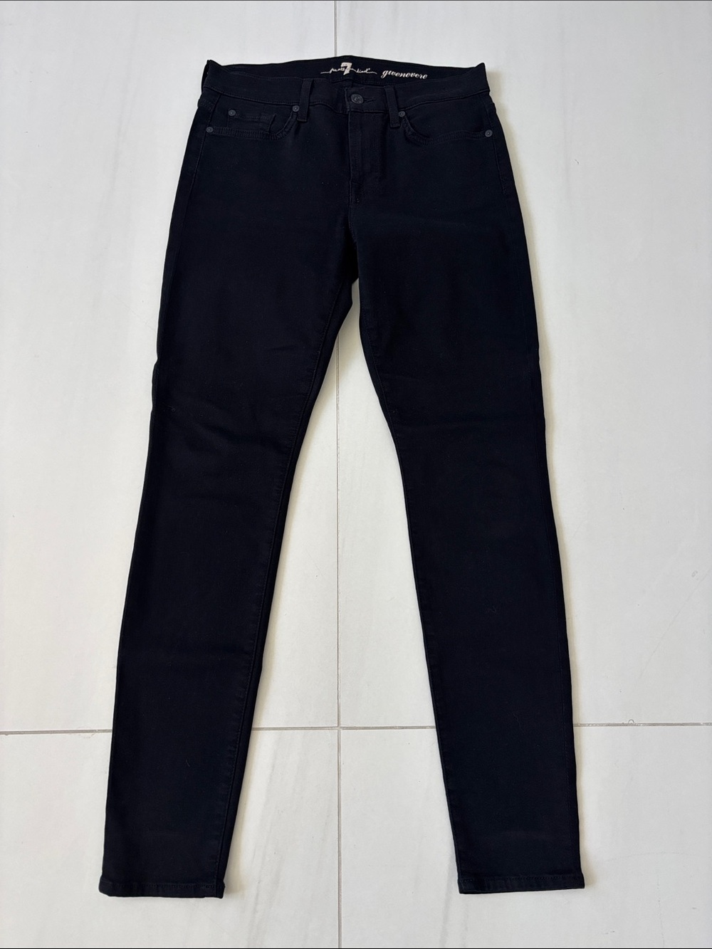 7 For All Mankind Black Jeans NWOT